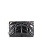 Loulou Puffer Quilted Patent Small shoulder bag 2