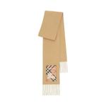 Burberry Mu Solid Label Шарфы 'Архивный Бежевый' 2