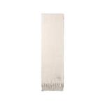 logo-patch fringed scarf 1
