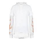Футболки с длинным рукавом Givenchy Overlapped Hooded T-Shirt In Cotton/Mesh 'Белый' 1