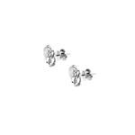 Серьги GOLDHEART, белое золото с бриллиантами 750 (PD17151E) 2