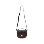 Siena grained leather saddle bag 1