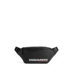 logo-print leather belt bag 1