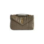 Сумки на плечо Saint Laurent Puffer Toy Quilted Shoulder Bag 'Сильный мох' 1