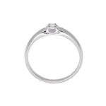 LITZ 18K Белое золото Кольцо с бриллиантом SJ-RDX17077 2