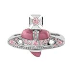 Кольца Vivienne Westwood New Diamante Heart Ring 'Crystal/Light Rose' 1
