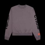 Свитера Heron Preston Flaming Skull Crewneck «Grey/Black» 1