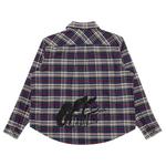Фланелевая рубашка Flannels Off-White в клетку «Синий / Черный» 2