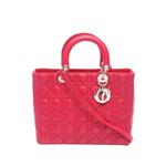 Большая сумка-сэтчел Cannage Lady Dior (2011-2014 год) 1