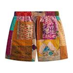 Шорты Kith &Kin Tal Patchwork Short 'Золотой/Мультиколор' 2