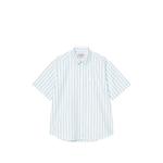 Полосатая рубашка S/S Royce с карманом 1