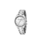 【2 года гарантии】KARL LAGERFELD 35 мм Женские серебряные кварцевые часы Essential R0553101510 1