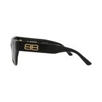 Balenciaga Square Sunglasses 'Черный/Серый' 3