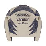 Кожаные куртки Aimé Leon Dore x Vanson Distressed Leather Moto Jacket «Pristine» 3