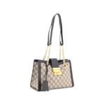 Padlock Chain Tote GG Coated Canvas with Leather Small shoulder bag 3