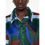 Cosmic Funghi silk blouse 5