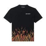 Футболки Palm Angels Tiger Flames Tee 'Black/Orange' 1