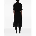 lace-trim belted midi dress 4