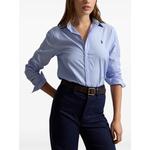 logo-embroidered cotton shirt 2