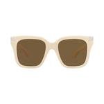 Очки Alexander McQueen Square-Frame Recycled Acetate Sunglasses 'Ivory Brown' 1