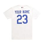 Футболки Off-White x MLB Los Angeles Dodgers Tee 'Cream/Blue' 2