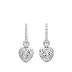 Серьги-кольца Petite Heart Pendant 1