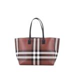 Soft Check E-Canvas Medium tote bag 2