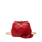 1989-1991 CC Quilted Lambskin Frame belt bag 1
