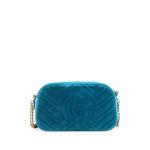 Маленькая сумка через плечо GG Marmont Shoulder Bag Matelasse Velvet 2