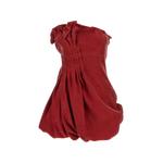 pleated asymmetrical mini dress 1
