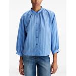 Bela striped officer-collar blouse 4