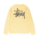 Футболки с длинным рукавом Stussy Basic Stüssy Thermal 'Pale Yellow' 2