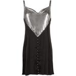mesh-panel slip minidress 1