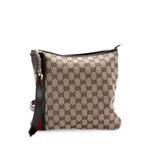 Сумка через плечо Jolicoeur Messenger Bag из канваса с узором GG 1