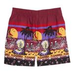 Шорты Pleasures Beach Short 'Burgundy' 1