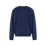embossed crew neck sweatshirt 2