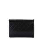 Большая сумка через плечо Pearl Chain Flap Bag Quilted Lambskin 2