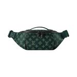 Поясные сумки Louis Vuitton Rush Bumbag 'Лесной зеленый монограмма тень телячья кожа' 1