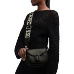 Marc Jacobs The Covered J Marc Saddle Bag в черном цвете 2S3HMS003H03 4