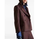 double-breasted tweed blazer 4