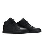 Кроссовки Air Jordan 1 Mid GS 'Triple Black' 2020 8