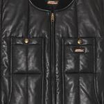 Жилеты Supreme x Dickies Leather Work Vest 'Черный' 3