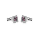Запонки Isla Magenta Diamonte 2