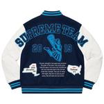 Варсити-куртки Supreme Team Varsity Jacket «Navy» 2