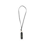 Vera logo-plaque leather liptick case 1