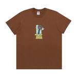 Футболки Supreme x Hardies Bolt Tee 'Brown' 1