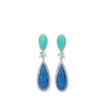 Серьги Opal Papillon с камнями 1