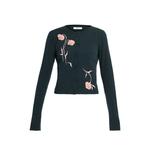 flower-embroidered cardigan 1
