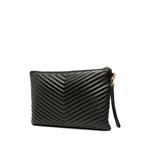 2019 Chevron Calfskin Cassandre Document Holder clutch bag 2