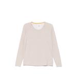 leaf-print raglan-sleeve T-shirt 1